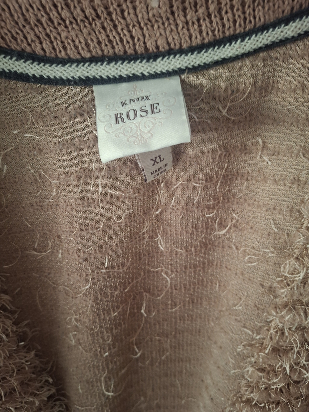 Knox Rose Pink Textured Open-Front Cardigan - Picture 3 of 5